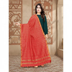 Load image into Gallery viewer, Women's Cotton Jari Woven Work Dupatta (Red, Length:2-2.4 mtr) Kashvii
