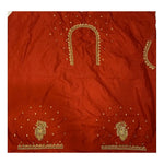 Load image into Gallery viewer, Cotton Silk Self Design Unstitched Blouse Piece (Red, 80-100 cm) Kashvii
