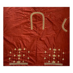 Load image into Gallery viewer, Women's Cotton Silk Self Design Unstitched Blouse Piece (Maroon, 80-100 cm) Kashvii