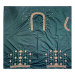 Load image into Gallery viewer, Women's Cotton Silk Self Design Unstitched Blouse Piece (Dark Green, 80-100 cm) Kashvii