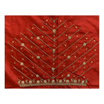 Load image into Gallery viewer, Women's Cotton Silk Self Design Unstitched Blouse Piece (Red, 80-100 cm) Kashvii