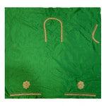 Load image into Gallery viewer, Cotton Silk Self Design Unstitched Blouse Piece (Green, 80-100 cm) Kashvii