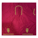 Load image into Gallery viewer, Cotton Silk Self Design Unstitched Blouse Piece (Pink, 80-100 cm) Kashvii