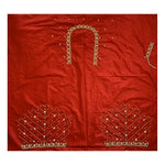 Load image into Gallery viewer, Women's Cotton Silk Self Design Unstitched Blouse Piece (Red, 80-100 cm) Kashvii