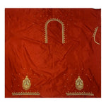 Load image into Gallery viewer, Women's Cotton Silk Embellished Unstitched Blouse Piece (Red, 80-100 cm) Kashvii