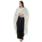 Load image into Gallery viewer, Women's Chanderi Solid Dupatta (White, Length: 2.25 to 2.50 Mtr) Kashvii