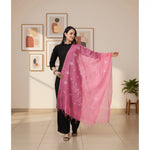 Load image into Gallery viewer, Women's Cotton Embroidered Dupatta (Pink, Length: 2.25 to 2.50 Mtr) Kashvii
