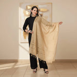Load image into Gallery viewer, Women's Chanderi Solid Dupatta (Gold, Length: 2.25 to 2.50 Mtr) Kashvii
