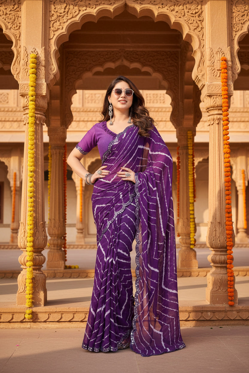 Pid 62629 generic women s georgette printed saree with unstitched blouse 5 5 mtr purple 4 1000x1000