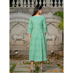 Load image into Gallery viewer, Rayon Print With Embroidery Work A-Line Rama Kurti Kashvii