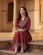 Load image into Gallery viewer, Casual Rayon Maroon Kurti Kashvii