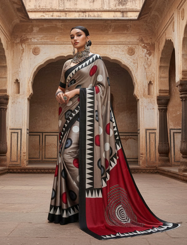 Pid 65103 women s satin crepe printed saree with unstitched blouse 5 5 mtr grey 1 1000x1000