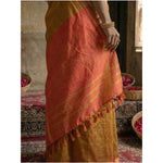 Load image into Gallery viewer, Women's Cotton Printed Saree With Unstitched Blouse 5.5Mtr (Mustrad)