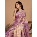 Load image into Gallery viewer, Women's Jacquard Saree With Unstitched Blouse 5.5Mtr (Multicolor)
