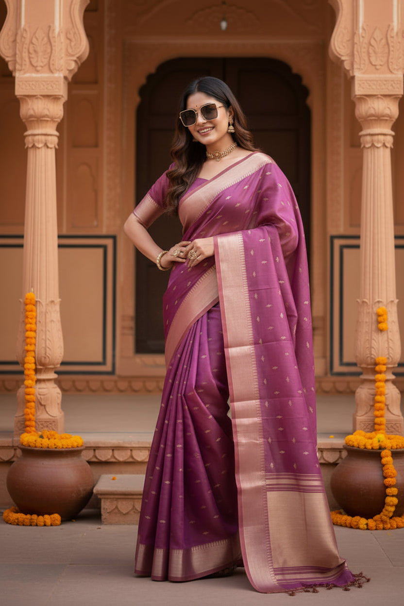 Pid 65658 generic women s silk blend butti pattern saree with unstitched blouse 5 5 mtr purple 2 1000x1000_04f3b6d4 ad67 460b aa1b ebd1f3717db5