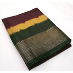 Load image into Gallery viewer, Women's Cotton Silk Solid Saree With Unstitched Blouse 5.5Mtr (Multicolor)