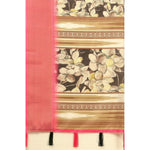 Load image into Gallery viewer, Women's Cotton Silk Floral Printed Saree With Unstitched Blouse 5.5Mtr (Black)
