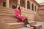 Load image into Gallery viewer, Women's Slub Cotton Unstitched Salwar-Suit Material With Dupatta (Pige , 2-2.5mtrs) Kashvii
