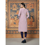 Load image into Gallery viewer, Women's Cotton Unstitched Salwar-Suit Material With Dupatta (Pink, 2-2.5mtrs) Kashvii

