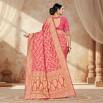 Load image into Gallery viewer, Women's Banarasi Silk Saree (Peach, 5-6mtrs) Kashvii
