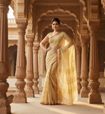 Load image into Gallery viewer, Women's Kota Doria Cotton Saree With Blouse (Chikoo,6-3 Mtrs) Kashvii
