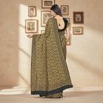 Load image into Gallery viewer, Women's Banarasi Silk Saree (Black,5-6 Mtrs) Kashvii
