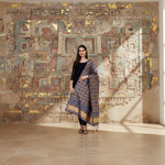 Load image into Gallery viewer, Women's Silk Pure weaving Work Duppatta (Grey, Length: 2-2.3 Mtrs) Kashvii
