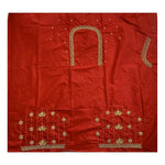 Load image into Gallery viewer, Women's Cotton Silk Self Design Unstitched Blouse Piece (Red, 80-100 cm) Kashvii
