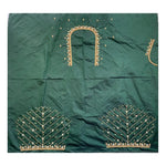 Load image into Gallery viewer, Women's Cotton Silk Self Design Unstitched Blouse Piece (Green, 80-100 cm) Kashvii
