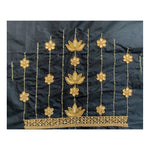 Load image into Gallery viewer, Women's Cotton Silk Self Design Unstitched Blouse Piece (Black, 80-100 cm) Kashvii
