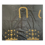 Load image into Gallery viewer, Women's Cotton Silk Self Design Unstitched Blouse Piece (Black, 80-100 cm) Kashvii
