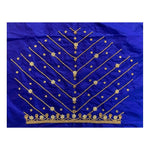 Load image into Gallery viewer, Women's Cotton Silk Self Design Unstitched Blouse Piece (Dark Blue, 80-100 cm) Kashvii

