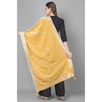 Load image into Gallery viewer, Women's Velvet Gotta Patti Dupatta (Gold, Length: 2.25 to 2.50 Mtr) Kashvii
