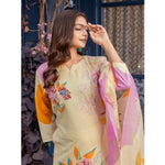 Load image into Gallery viewer, Cotton Blend Printed Cream Kurti Kashvii
