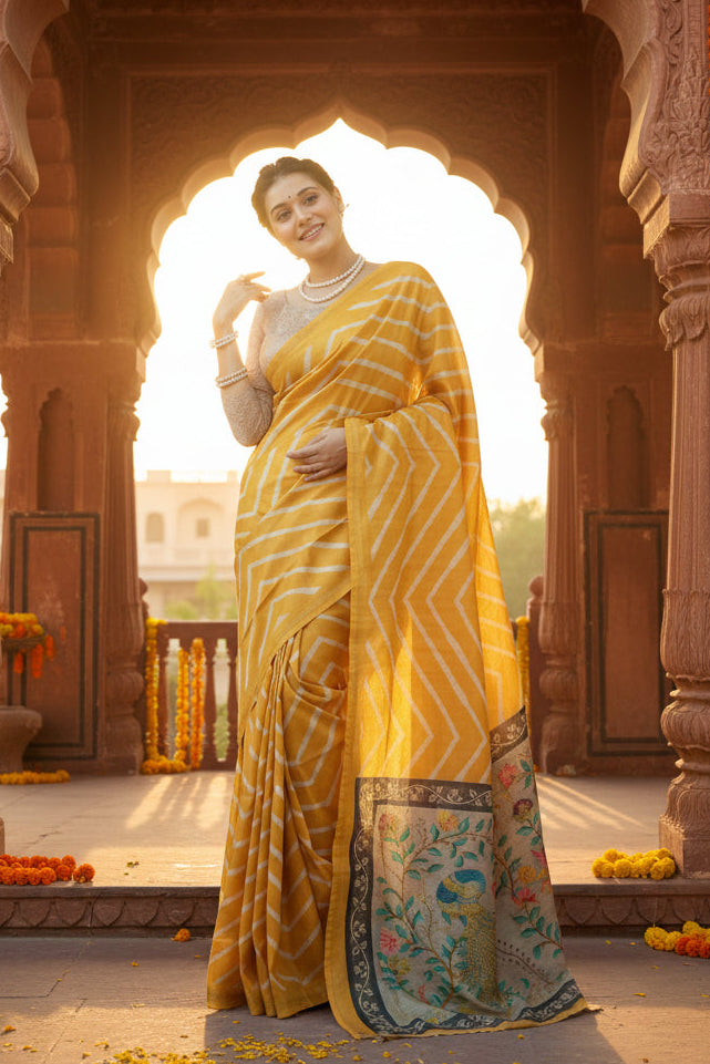 Pid 65671 generic women s faux tussar silk geometric print saree with unstitched blouse 5 5 mtr mus 1000x1000_f0c7d554 f604 4213 8026 e26b1422e536
