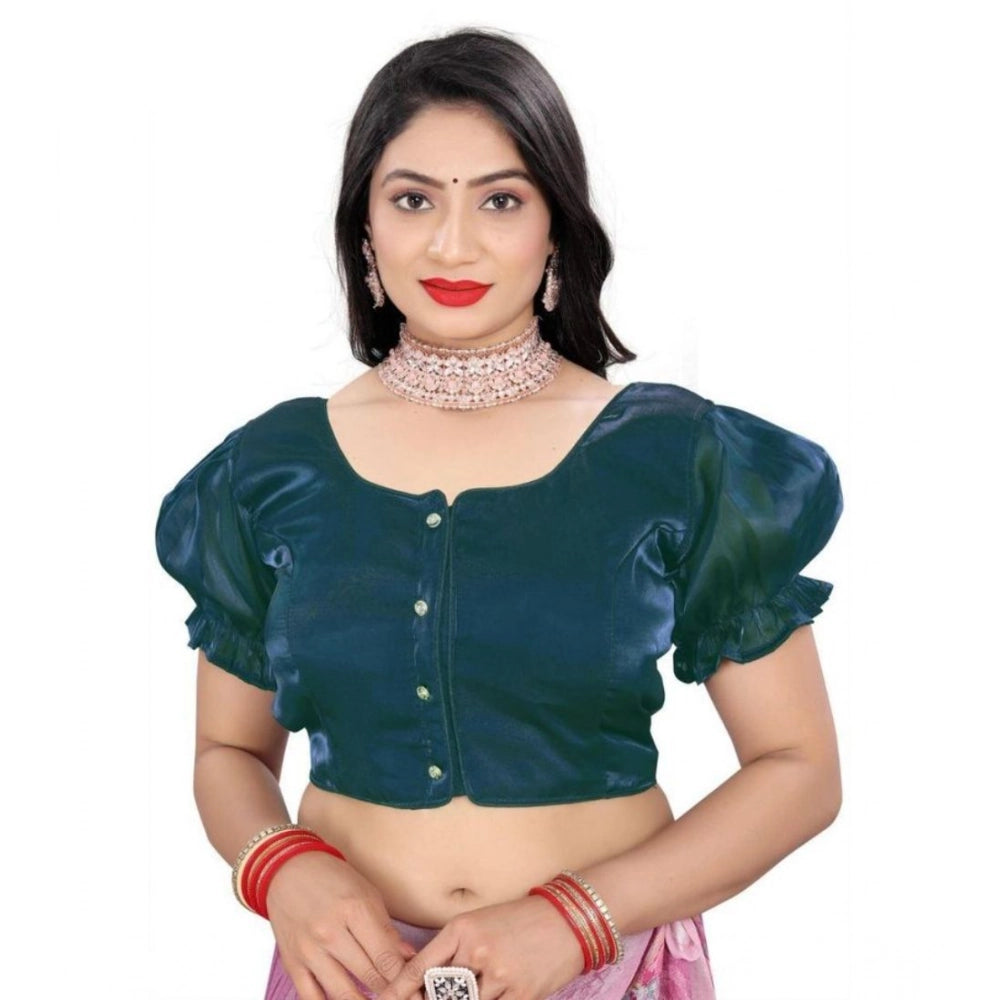 Pid 65835 women s elastic sleeve jimmy plain designer neck readymade blouse teal 38 alterable up 1000x1000_4fcebb58 89d9 43e3 a805 6345b9c4e7cb