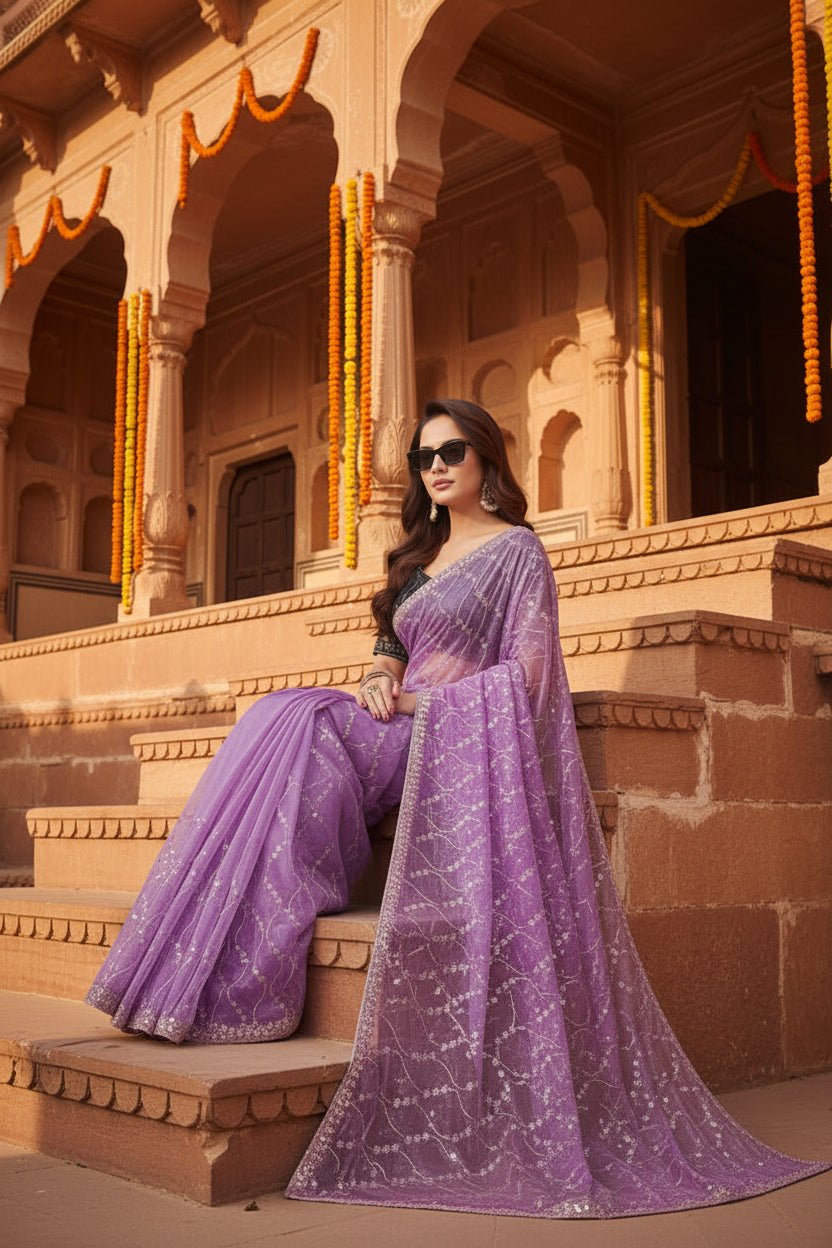 Pid 65942 women s net sequence saree with unstitched blouse 5 5 mtr lavender 1 1000x1000_dc1d00a8 d252 42a5 a461 acb763daa60c