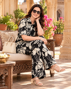 Cotton Co-Ord Set(Black)