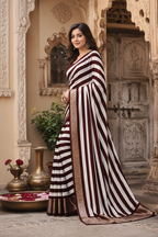 Soft Dola Silk Saree With Unstitched Blouse(Maroon)