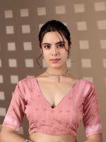 Load image into Gallery viewer, Elegant Soft Satin Georgette Printed Saree With Unstitched Blouse(Red)
