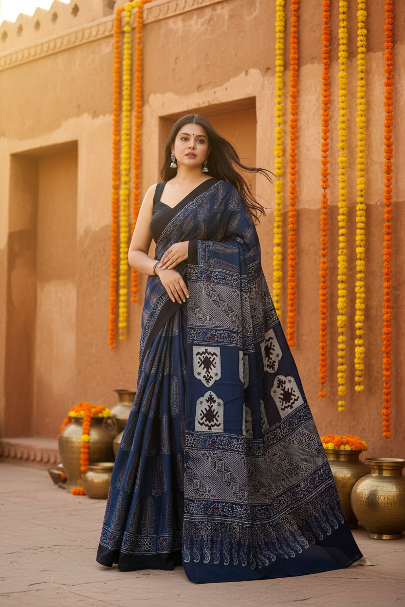 Ynf muslin kesh682 037 sarees wholesale ladies sarees ajrakh sarees printed cotton saree manufacturer 2026 04 18_10_52_57 69e315312f24e